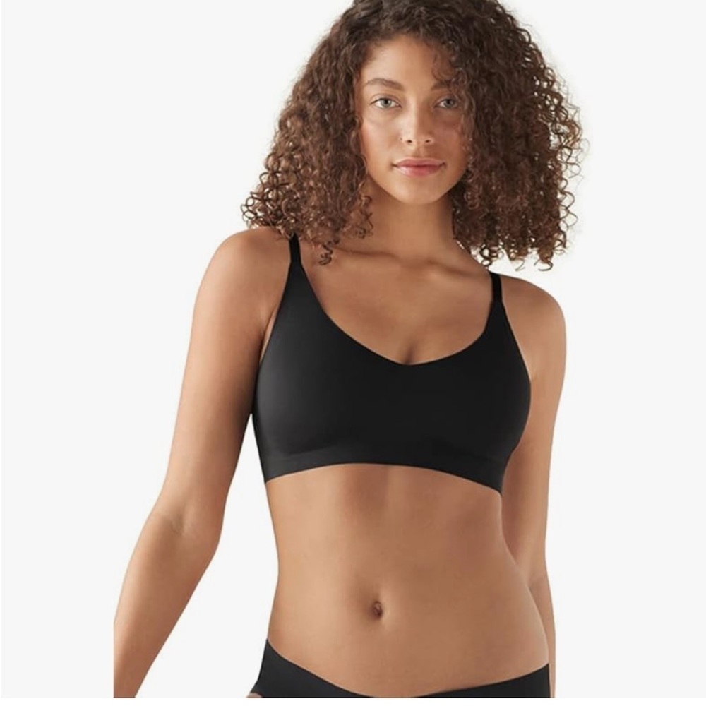 True & Co Black Bralette Size M